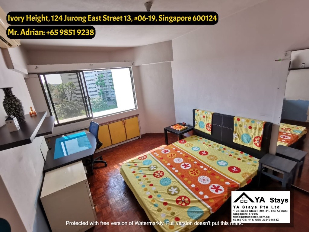 Clementi MRT - Ivory Heights - Common Room - Clementi - Bedroom - Homates Singapore