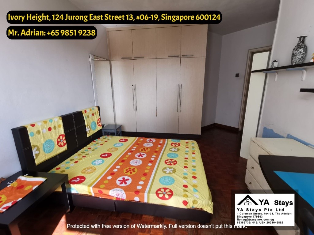 Clementi MRT - Ivory Heights - Common Room - Clementi - Bedroom - Homates Singapore
