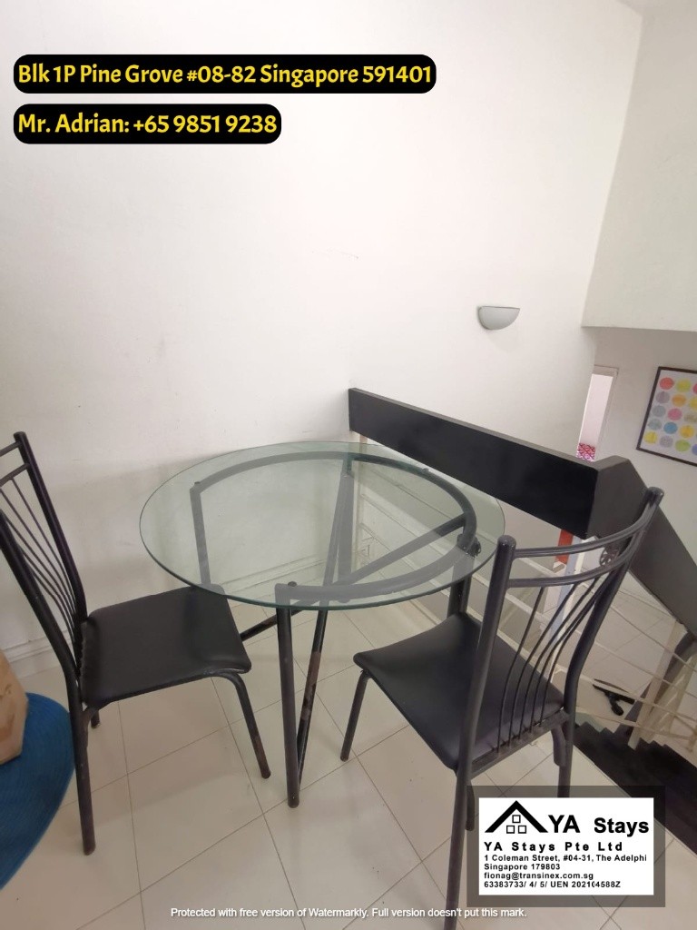 Bouna Vista MRT - Gym/Pool Condo - Pine Grove - Common Room - Buona Vista - Bedroom - Homates Singapore