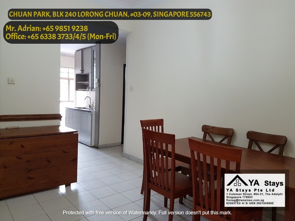Lorong Chuan MRT - Full Facilities /Gym/Pool Condo - Chuan Park Condo - Lorong Chuan - Bedroom - Homates Singapore