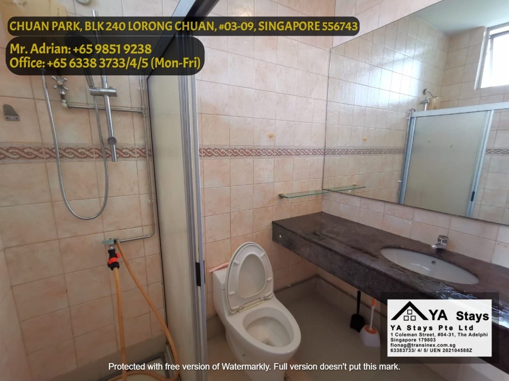 Lorong Chuan MRT - Full Facilities /Gym/Pool Condo - Chuan Park Condo - Lorong Chuan - Bedroom - Homates Singapore