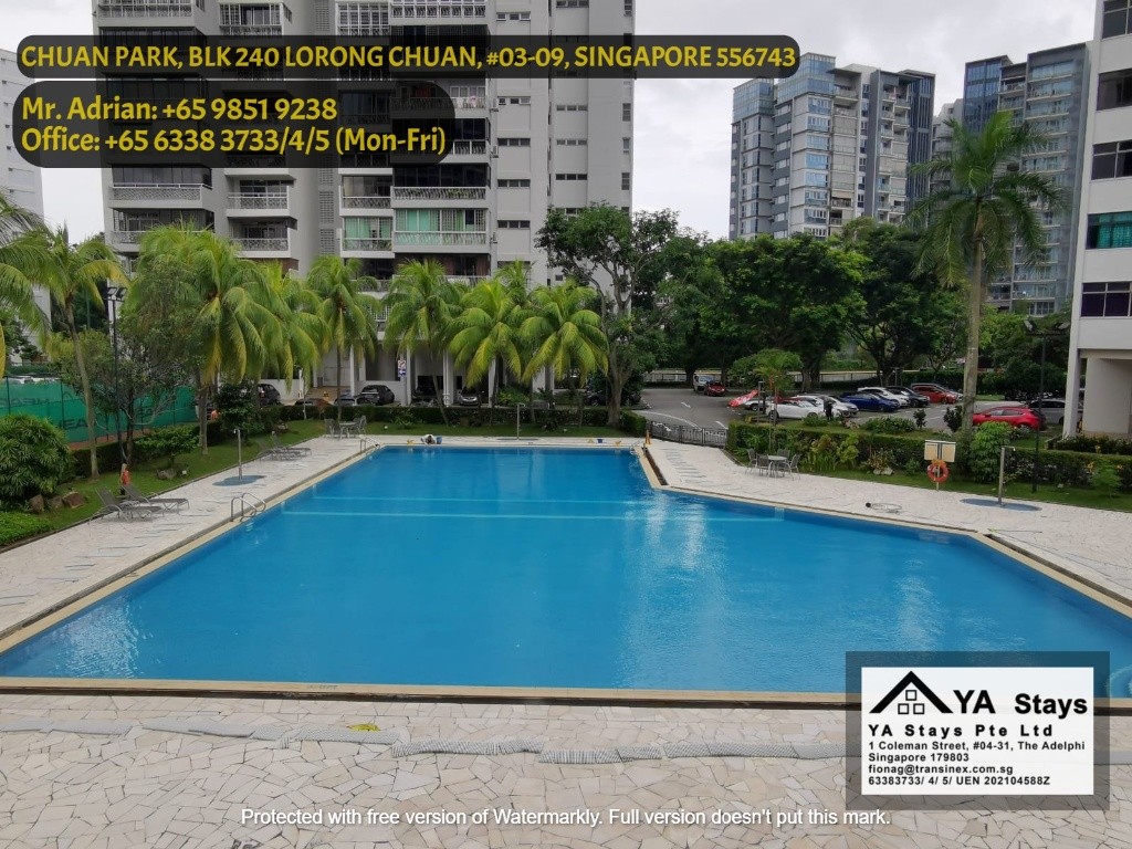 Lorong Chuan MRT - Full Facilities /Gym/Pool Condo - Chuan Park Condo - Lorong Chuan - Bedroom - Homates Singapore