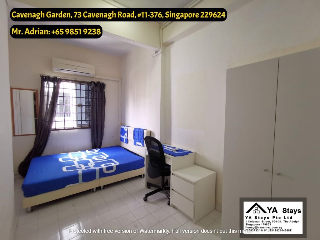 Dhoby Ghaut MRT / Common Room / Cavenagh Garden - Dhoby Ghaut - Bedroom - Homates Singapore