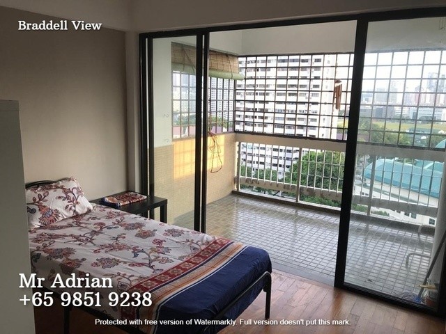 Braddell MRT - Pool/ Tennis/ Gym Condo -10E Braddell View - Braddell - Bedroom - Homates Singapore