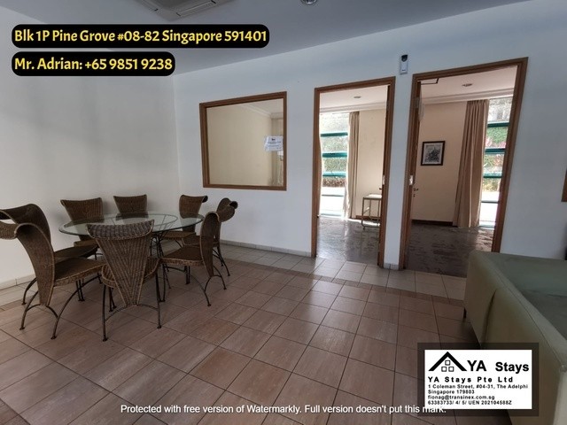 Bukit Timah -Full Facilities/Gym/Pool and Tennis Court -Common Room - Pine Grove - Bukit Timah - Bedroom - Homates Singapore