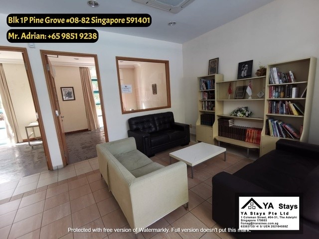 Bukit Timah -Full Facilities/Gym/Pool and Tennis Court -Common Room - Pine Grove - Bukit Timah - Bedroom - Homates Singapore