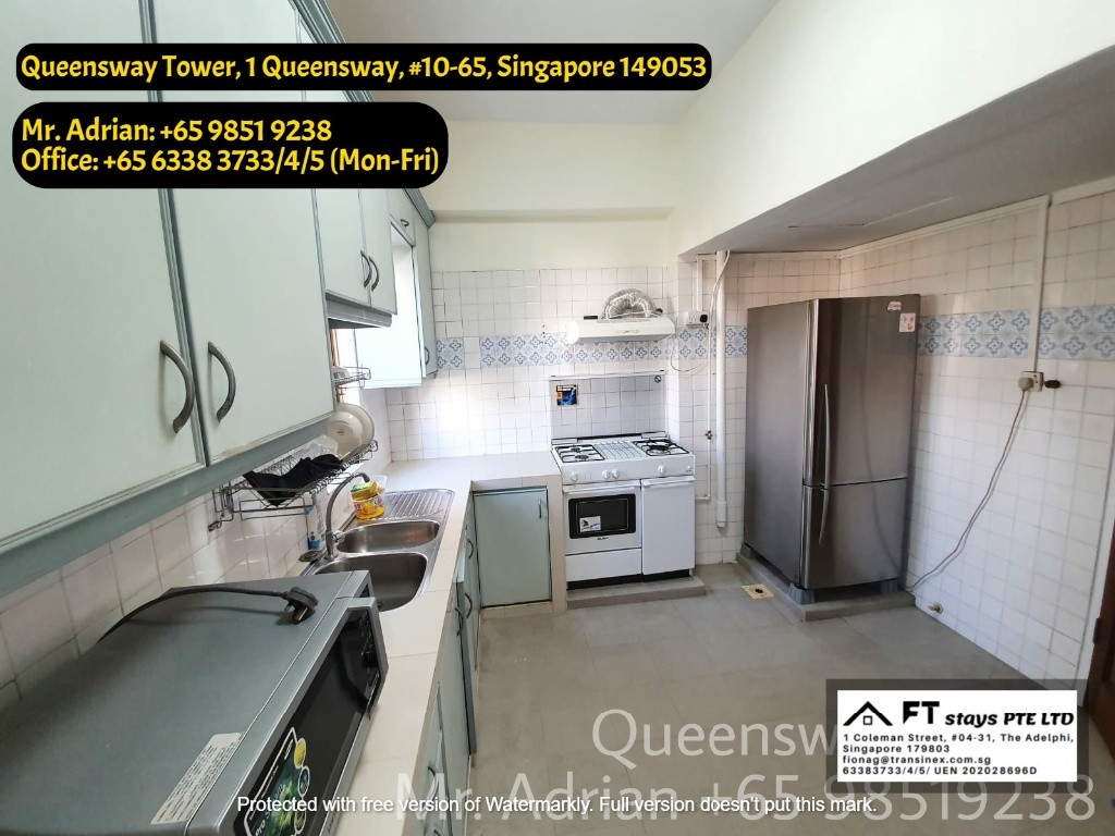 Queenstown MRT - Common Room- Queensway Tower - Queenstown 女皇镇 - 分租房间 - Homates 新加坡