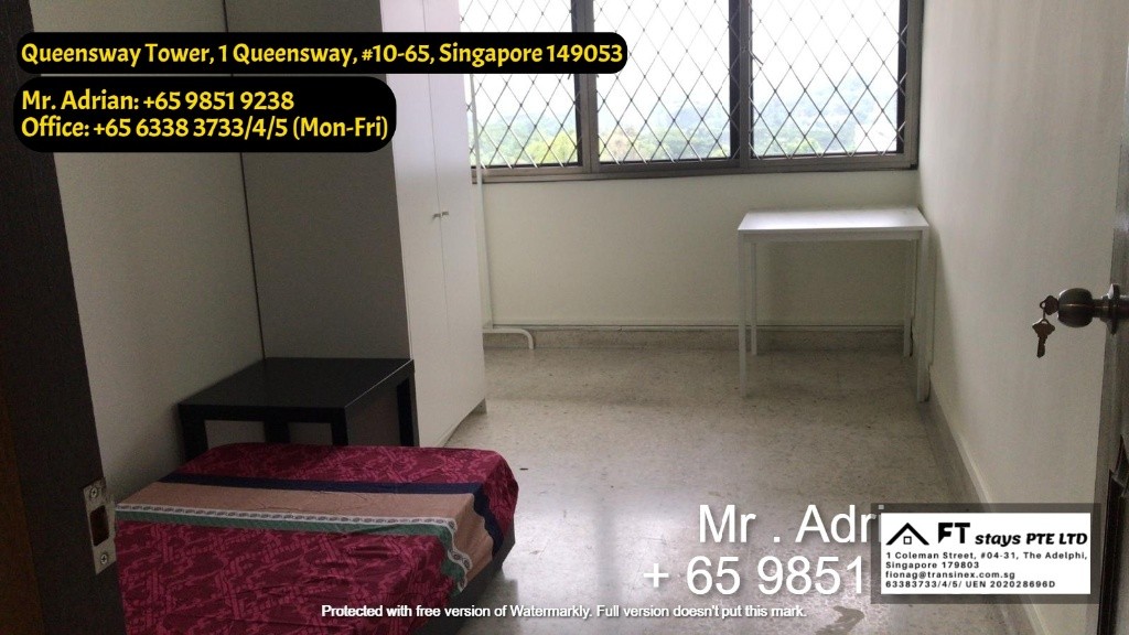 Queenstown MRT - Common Room- Queensway Tower - Queenstown 女皇镇 - 分租房间 - Homates 新加坡