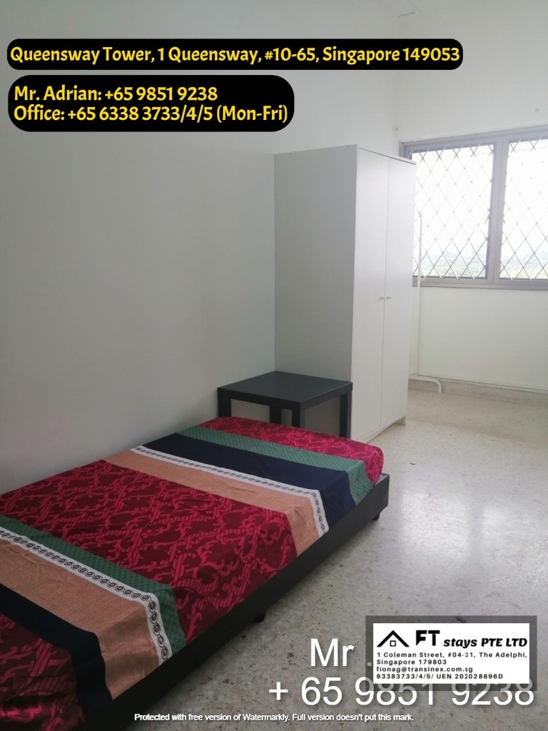 Queenstown MRT - Common Room- Queensway Tower - Queenstown 女皇镇 - 分租房间 - Homates 新加坡