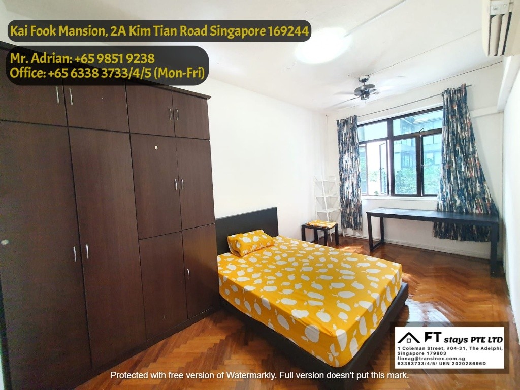 Tiong Bahru MRT / Common Room /Kai Fook Mansion - Tiong Bahru - Bedroom - Homates Singapore