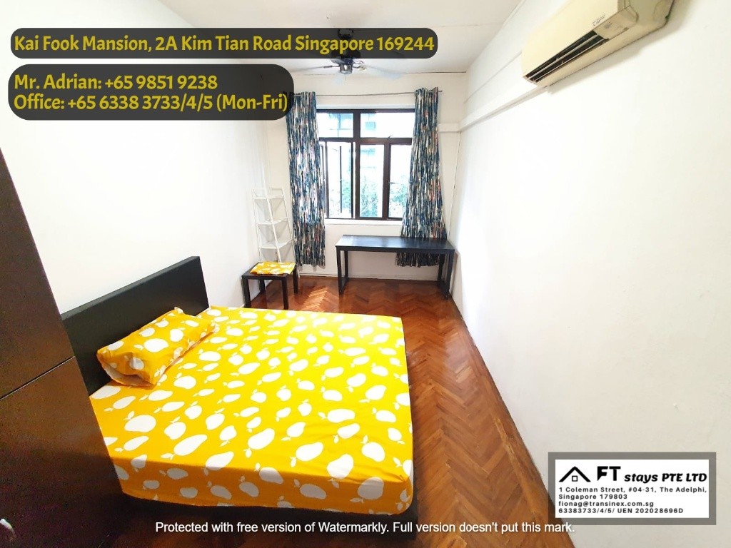 Tiong Bahru MRT / Common Room /Kai Fook Mansion - Tiong Bahru - Bedroom - Homates Singapore