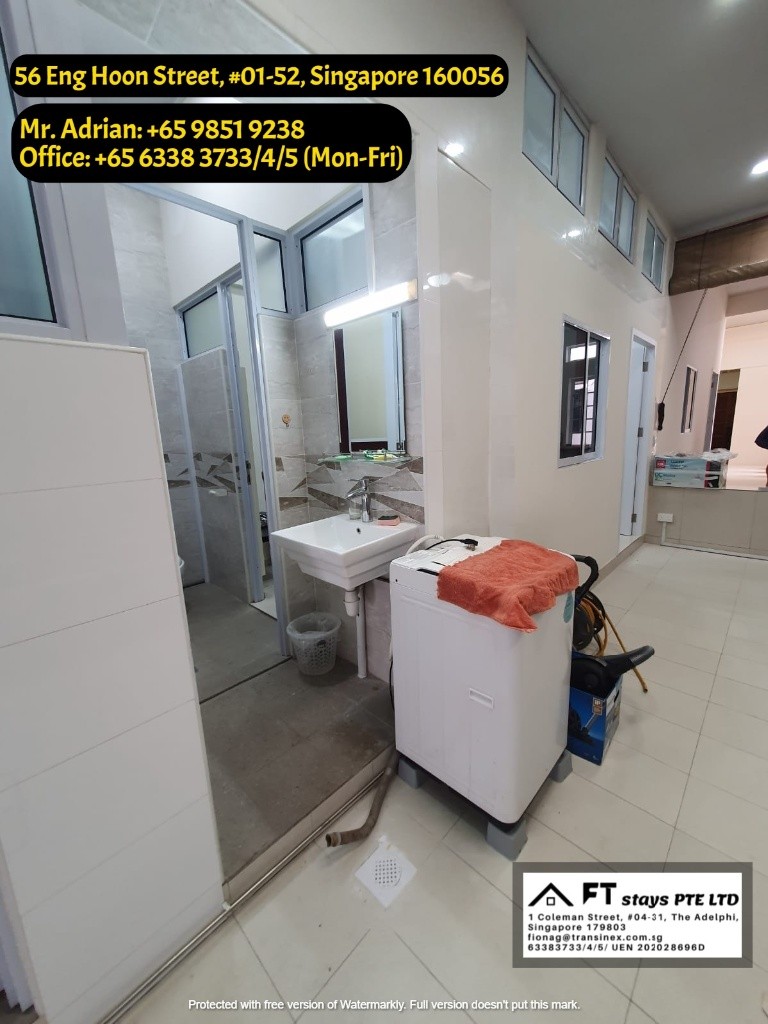 Outram Park MRT / Common Room  / 56 Eng Hoon Street - Outram Park - Bedroom - Homates Singapore
