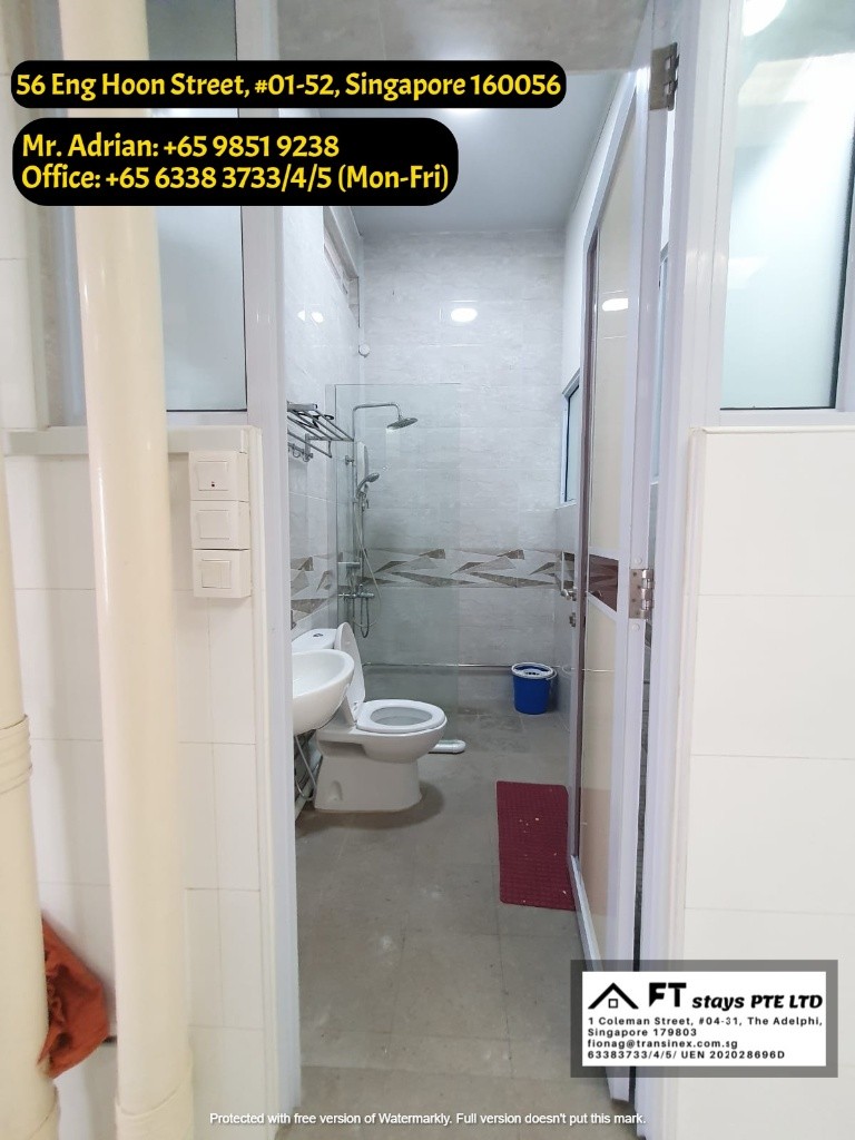 Outram Park MRT / Common Room  / 56 Eng Hoon Street - Outram Park - Bedroom - Homates Singapore