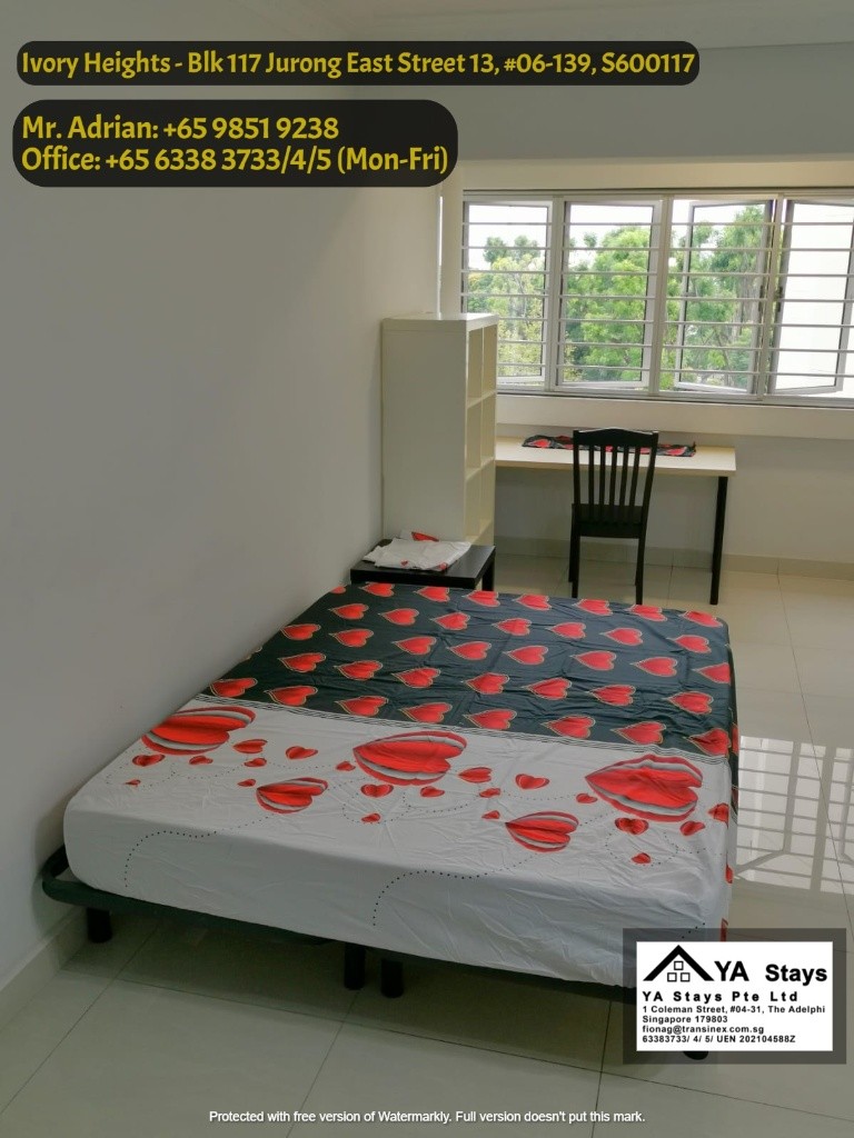 Jurong East MRT / Ivory Heights / Common Room - Jurong East - Bedroom - Homates Singapore