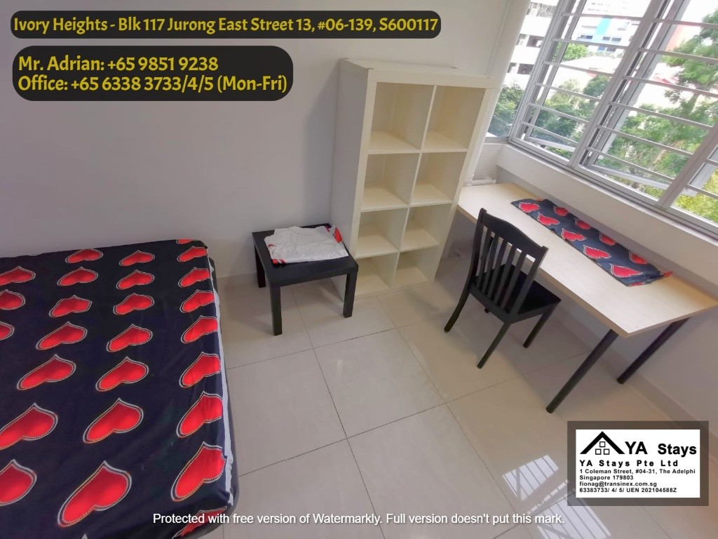 Jurong East MRT / Ivory Heights / Common Room - Jurong East - Bedroom - Homates Singapore