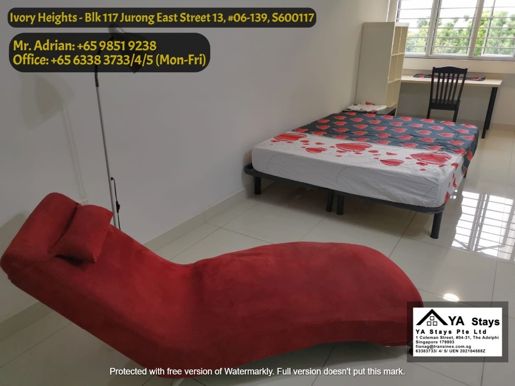 Jurong East MRT / Ivory Heights / Common Room - Jurong East - Bedroom - Homates Singapore