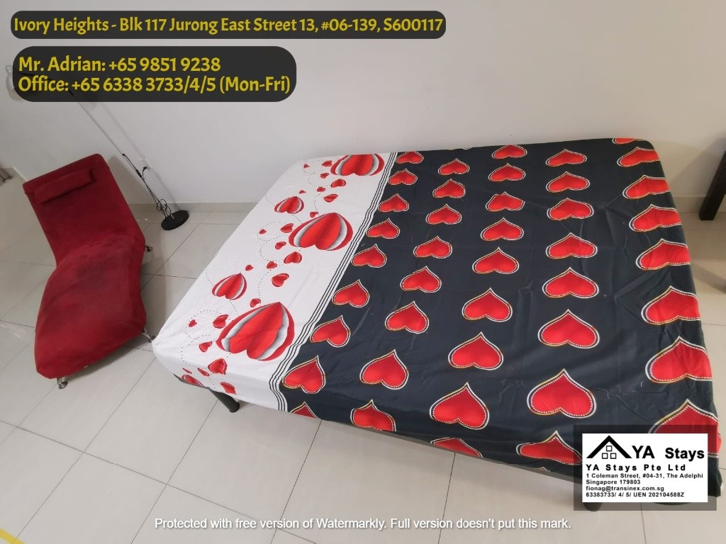 Jurong East MRT / Ivory Heights / Common Room - Jurong East - Bedroom - Homates Singapore