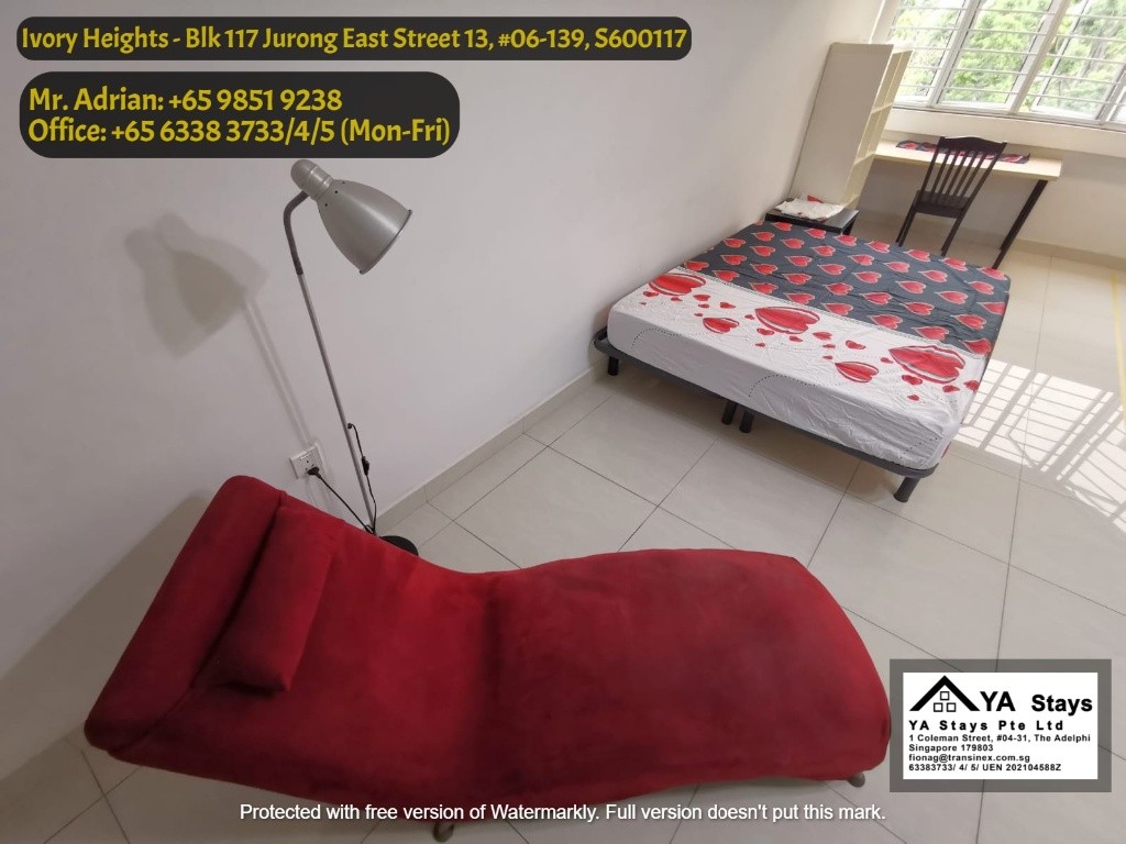Jurong East MRT / Ivory Heights / Common Room - Jurong East - Bedroom - Homates Singapore
