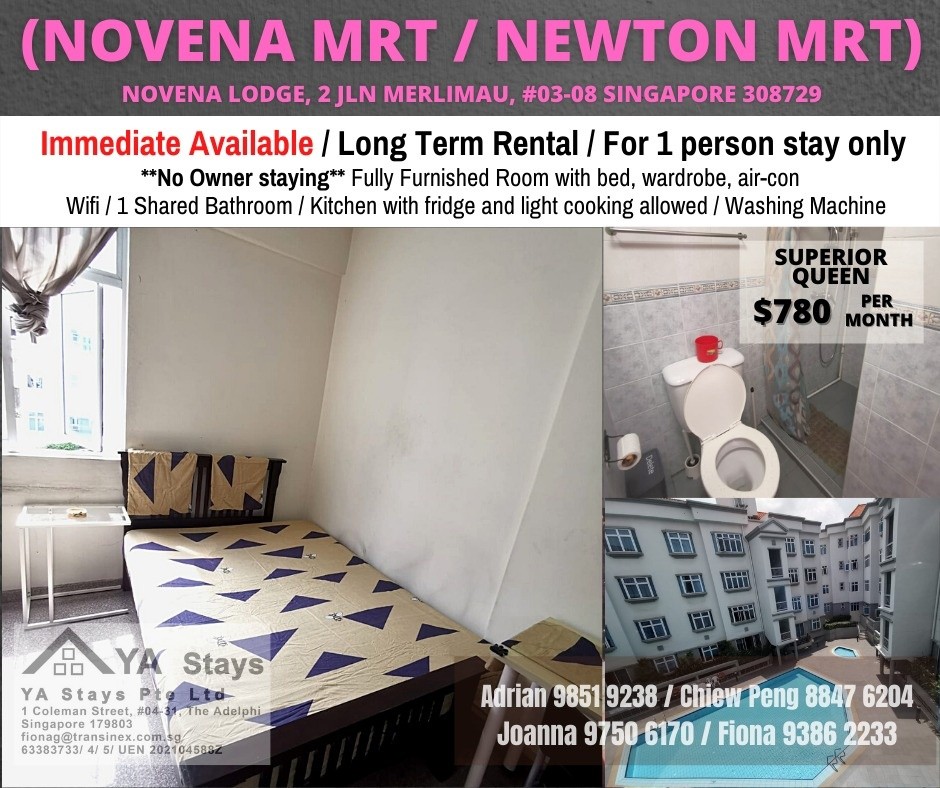 Novena Lodge/ Novena MRT/Newton MRT/Mount Pleasant MRT/ Common Room - Newton - Bedroom - Homates Singapore