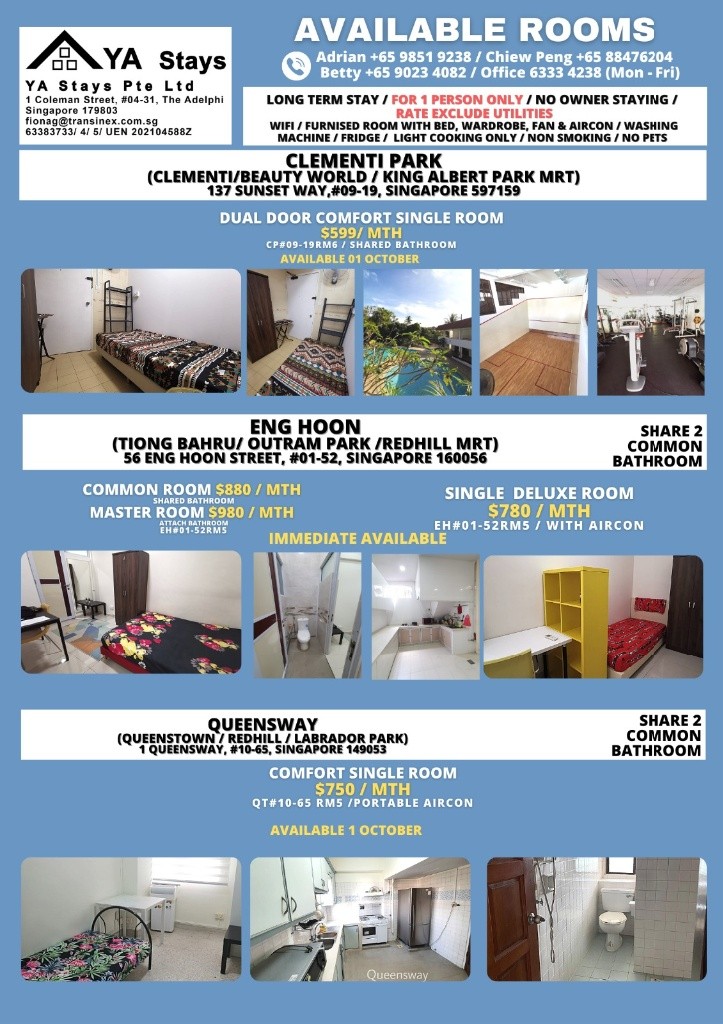 Boon Keng/Geylang Bahru/Potong Pasir - Room in St Francis Court - Toa Payoh - Bedroom - Homates Singapore