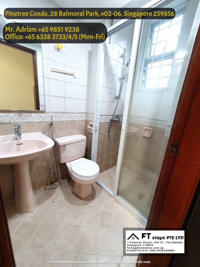 Near Newton MRT/Near Orchard MRT/Stevens MRT/ Master Room/ Pinetree Condo - Bukit Timah - Bedroom - Homates Singapore