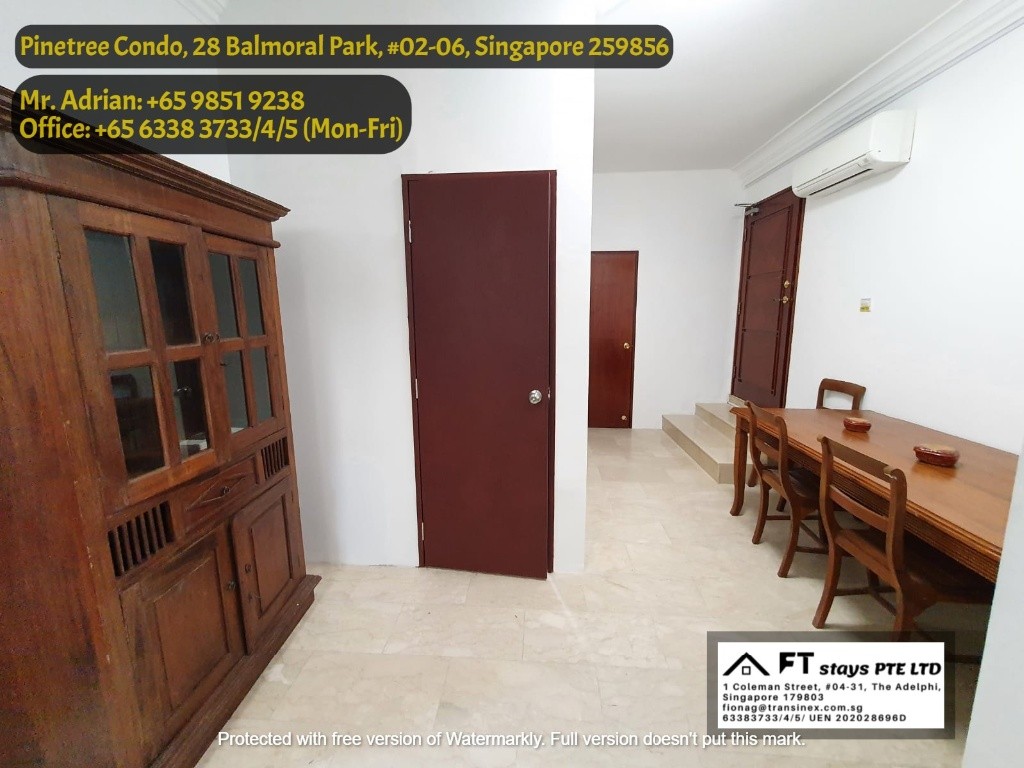 Near Newton MRT/Near Orchard MRT/Stevens MRT/ Master Room/ Pinetree Condo - Bukit Timah - Bedroom - Homates Singapore