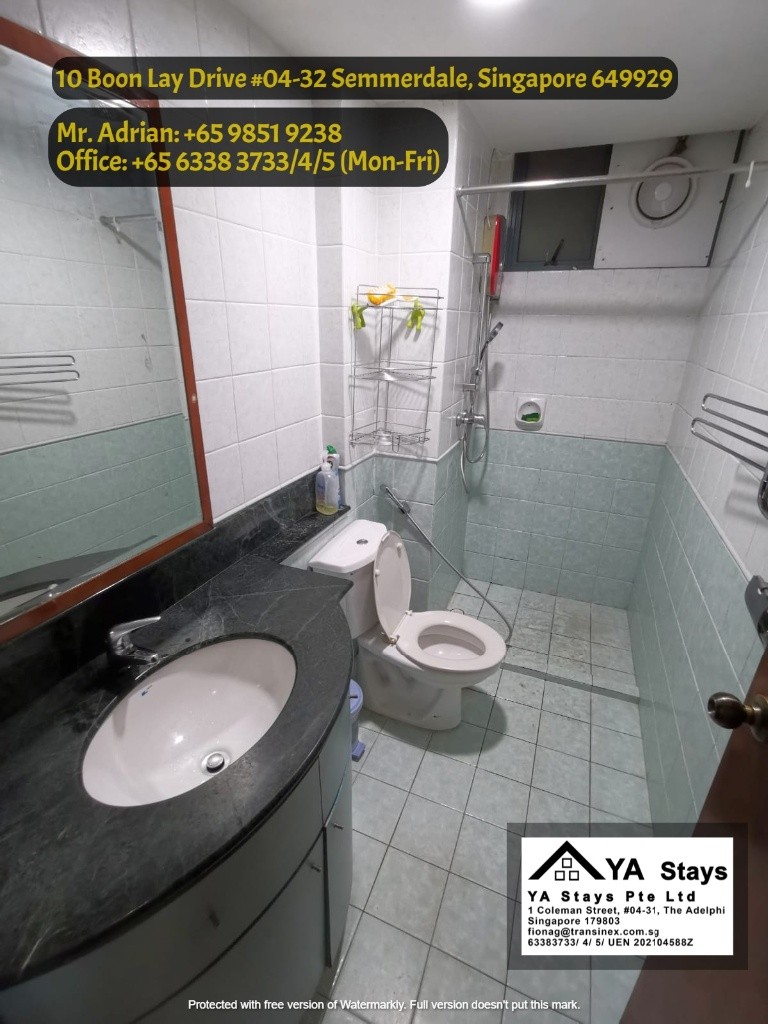 Boon Lay MRT/ Lakeside MRT/ Jurong MRT/ Summerdale Condo - Swimming Pool Condo - Lakeside - Bedroom - Homates Singapore