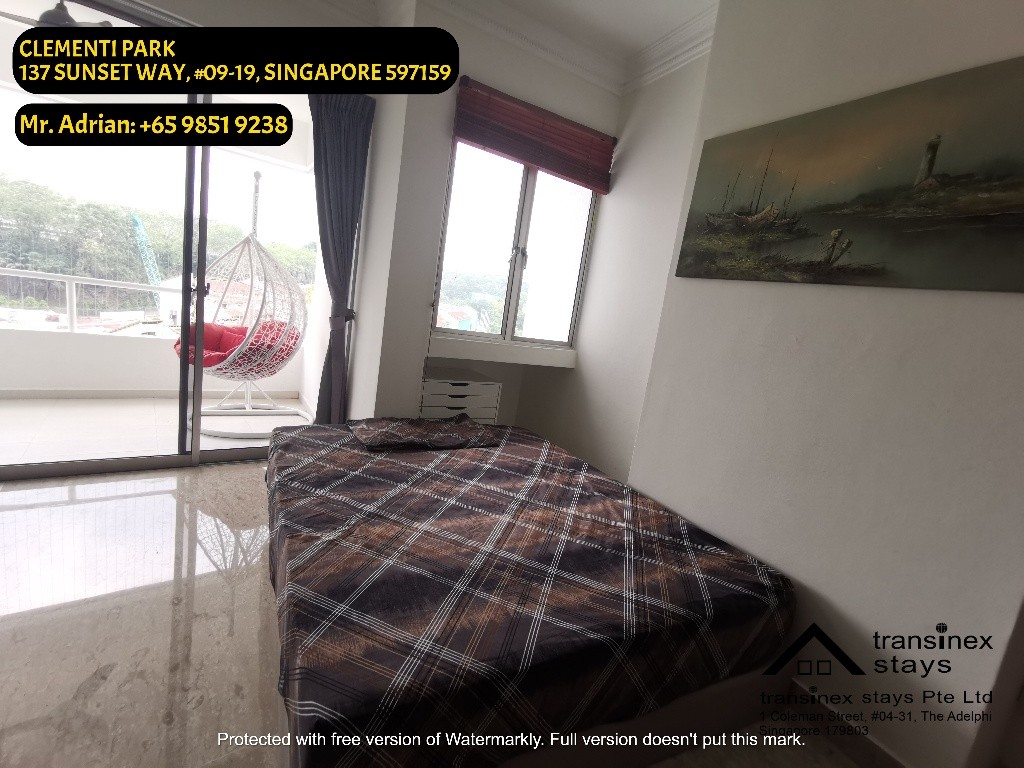 CLEMENTI PARK / NEAR TRADEHUB 21 / SHUTTLE SERVICE TO CLEMENTI MRT/COMMON ROOM/AVAILABLE 02 DEC - Clementi - Bedroom - Homates Singapore