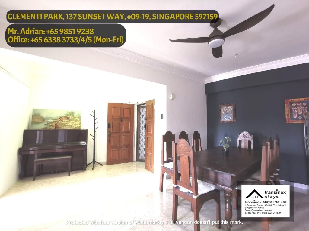 CLEMENTI PARK / NEAR TRADEHUB 21 / SHUTTLE SERVICE TO CLEMENTI MRT/COMMON ROOM/AVAILABLE 02 DEC - Clementi - Bedroom - Homates Singapore