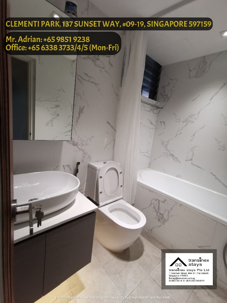 CLEMENTI PARK / NEAR TRADEHUB 21 / SHUTTLE SERVICE TO CLEMENTI MRT/COMMON ROOM/AVAILABLE 02 DEC - Clementi - Bedroom - Homates Singapore