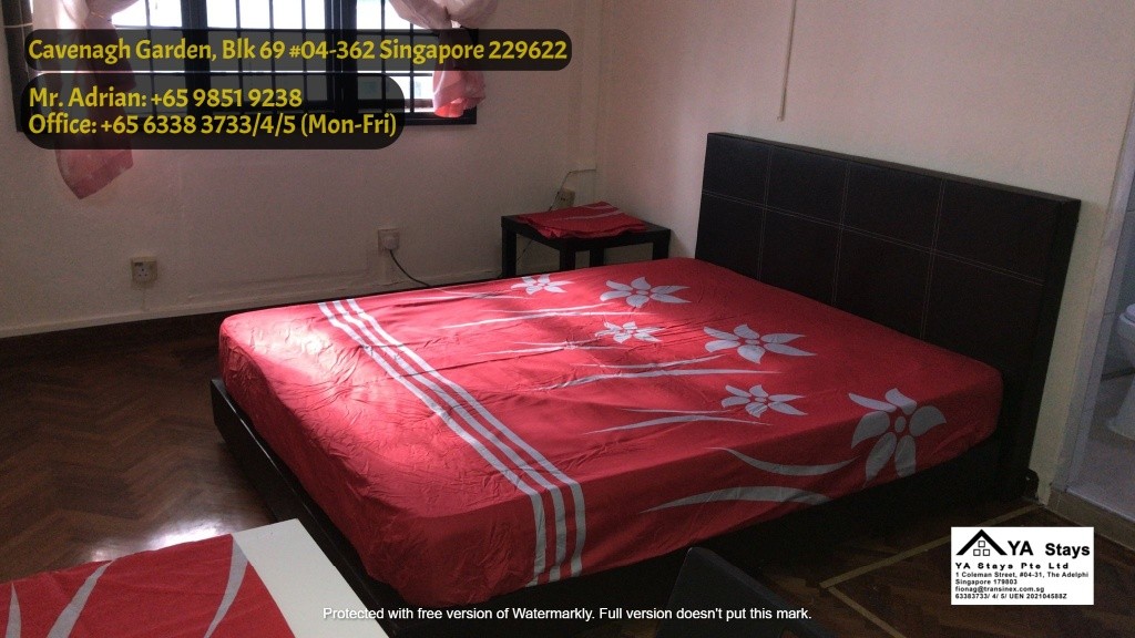 Somerset MRT/Newton MRT/Dhoby Ghaut MRT - Room in Cavenagh Gardens - Orchard - Bedroom - Homates Singapore