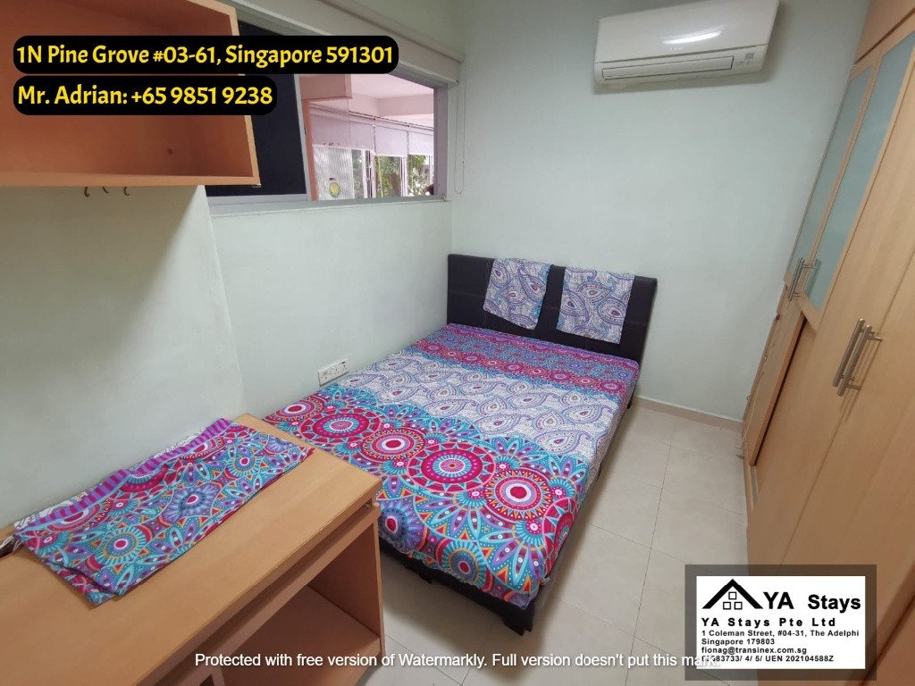 1N Pine Grove #03-61, Singapore 591301 - Buona Vista - Bedroom - Homates Singapore