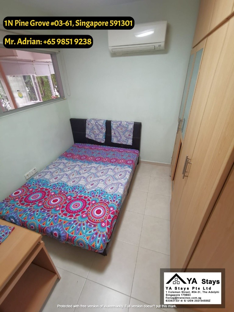 1N Pine Grove #03-61, Singapore 591301 - Buona Vista - Bedroom - Homates Singapore