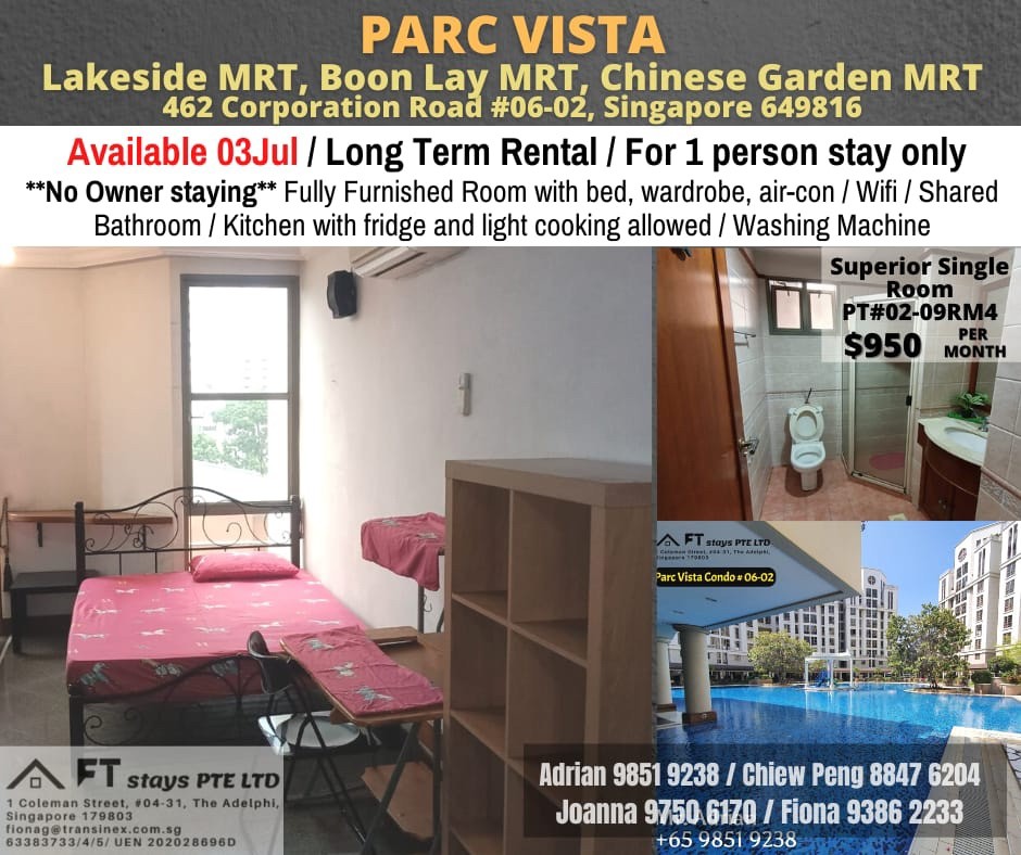 Room For Rent - Jurong West  - Jurong East - Bedroom - Homates Singapore
