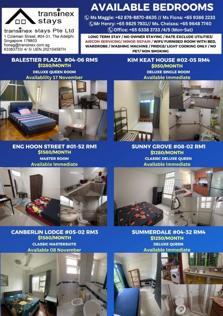 Balestier / Near Toa Payoh, Novena mrt  Available Immediate - Common  Room/1 Person Stay Only/No Owner Staying/Fully Furnished with Bed/Wardrobe/WIFI/Air-con/2 Shared Bathrooms/allowed Cooking/ Toa Pa - Homates Singapore