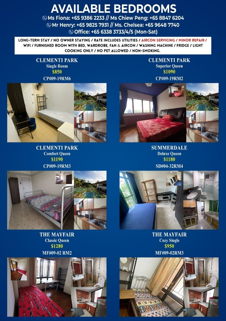 Available 02 Dec master bedroom/Strictly Single Occupancy/no Owner Staying/No Agent Fee/Private Bathroom/Cooking allowed/Near Somerset MRT/Newton MRT/Dhoby Ghaut MRT - Orchard 乌节路 - 分租房间 - Homates 新加坡