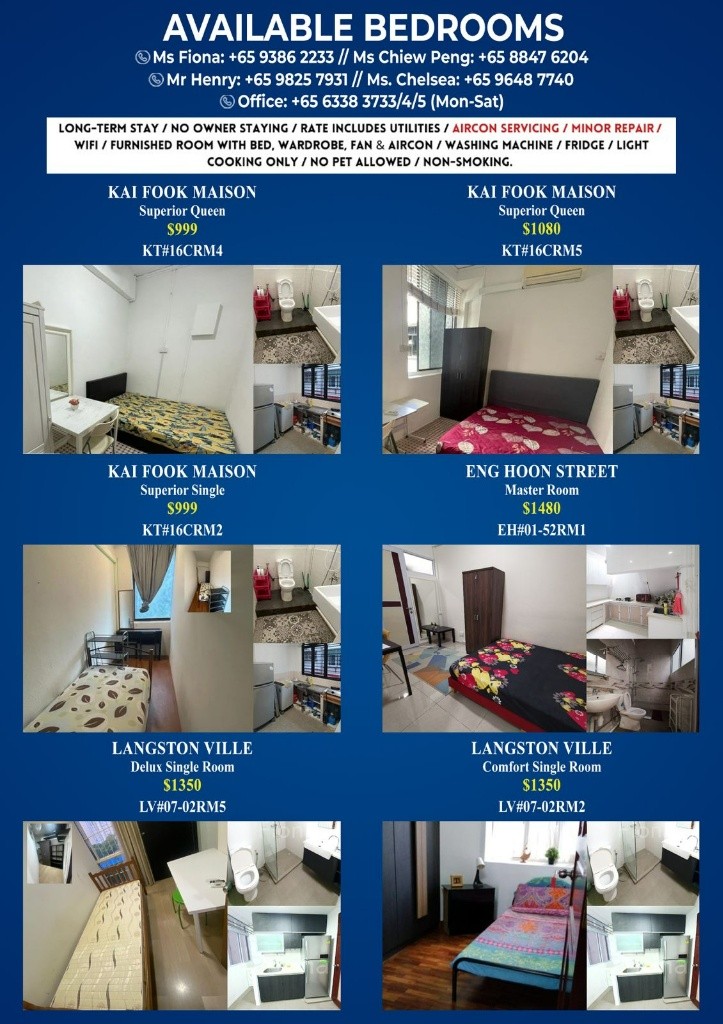 Available 02 Dec master bedroom/Strictly Single Occupancy/no Owner Staying/No Agent Fee/Private Bathroom/Cooking allowed/Near Somerset MRT/Newton MRT/Dhoby Ghaut MRT - Orchard - Bedroom - Homates Singapore