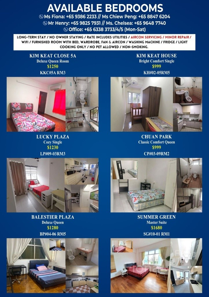 BALCONY Common Room/Strictly Single Occupancy/no Owner Staying/No Agent Fee/Cooking allowed/Near Braddell MRT/Marymount MRT/Caldecott MRT/ Available 03Jan - Bishan - Bedroom - Homates Singapore