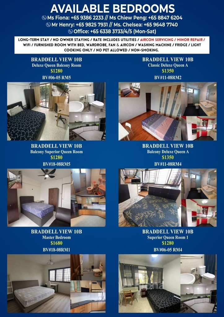 Available Immediate - Common Room/Strictly 1 person stay only/Wifi/  Air-con/no Owner Staying /No Agent Fee/Cooking allowed/Near Braddell MRT/Marymount MRT/Caldecott MRT - Bishan 碧山 - 分租房间 - Homates 新加坡