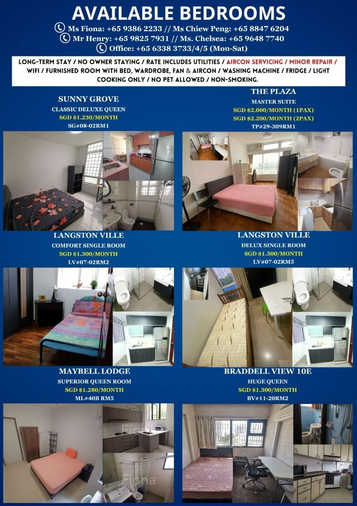 Available 16 Dec - Common Room/Strictly 1 person stay only/Wifi/  Air-con/no Owner Staying /No Agent Fee/Cooking allowed/Near Braddell MRT/Marymount MRT/Caldecott MRT - Bishan 碧山 - 分租房间 - Homates 新加坡