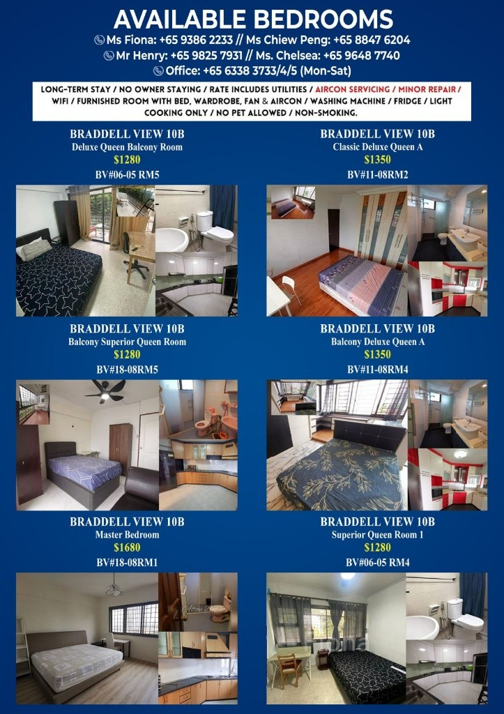 Available Immediate - Common Room/Strictly 1 person stay only/Wifi/  Air-con/no Owner Staying /No Agent Fee/Cooking allowed/Near Braddell MRT/Marymount MRT/Caldecott MRT - Bishan 碧山 - 整個住家 - Homates 新加坡