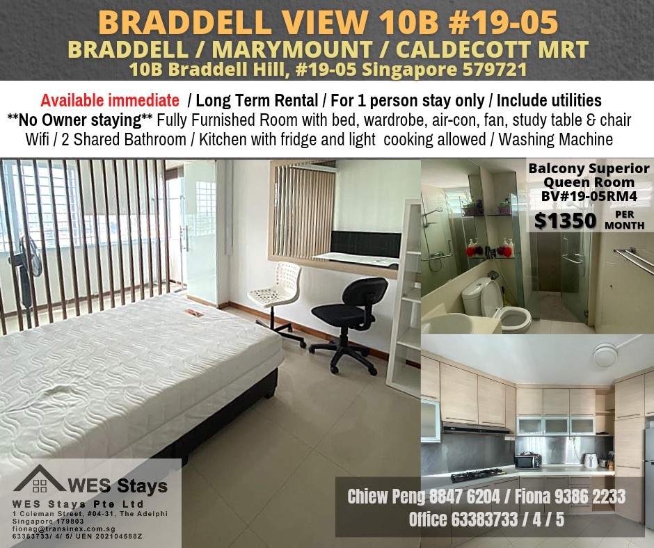 Near Braddell MRT/Marymount MRT/Caldecott MRT- Common Room - Immediate Available - Bishan 碧山 - 整個住家 - Homates 新加坡