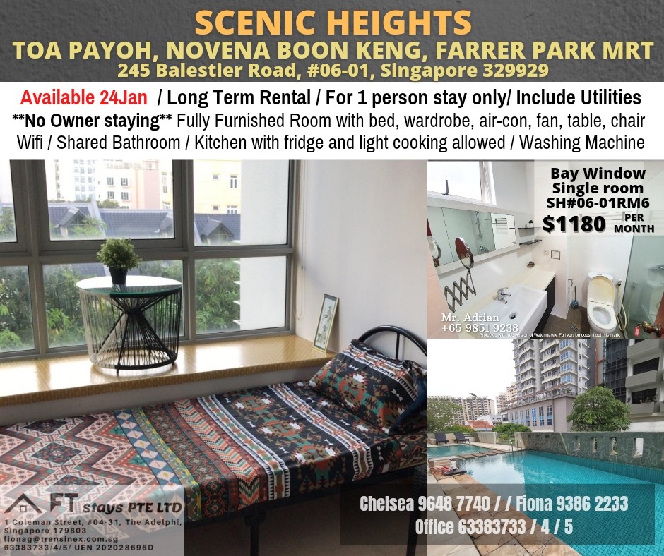 Novena MRT / Boon Keng MRT / Toa Payoh MRT / Farrer Park  - Available 24Jan - Toa Payoh - Flat - Homates Singapore