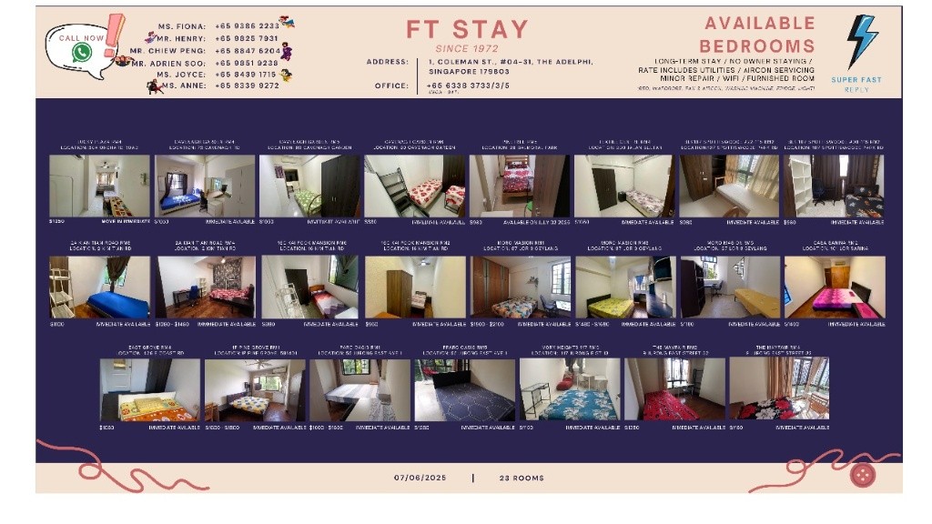 🏡 Central District Rooms for Rent📍Orchard • River Valley • Bugis / Lavender (District 9 &amp; 7) - Orchard 乌节路 - 分租房间 - Homates 新加坡