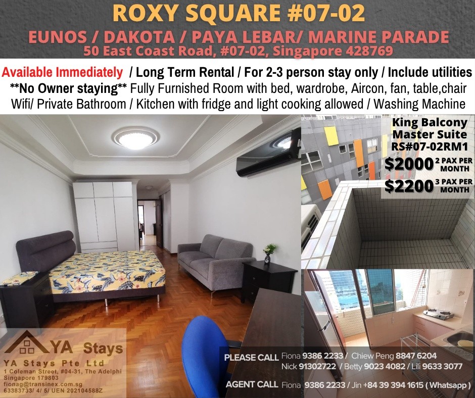 Room For Rent - East Coast (Marine Parade) - Eunos 友諾士 - 整個住家 - Homates 新加坡