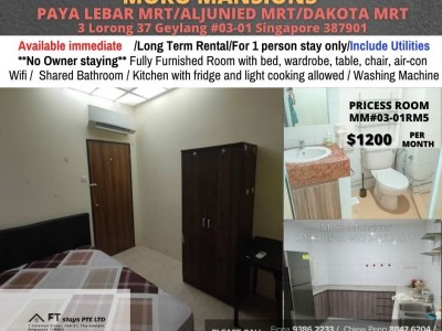 新加坡 -  - 3 Lorong 37 Geylang #02-01 Singapore 387901