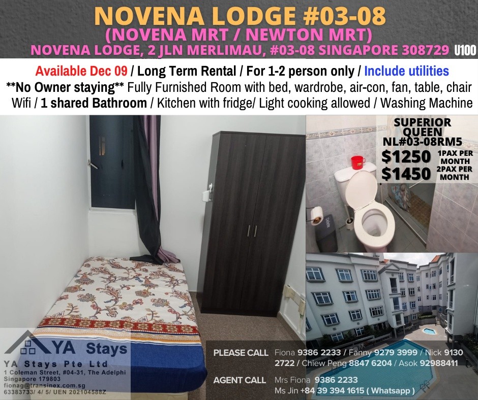 Available 9 Dec/Common Room/Wi-Fi/No owner staying/No Agent Fee/Cooking allowed/Near Toa Payoh/Novena MRT - Novena 诺维娜 - 分租房间 - Homates 新加坡