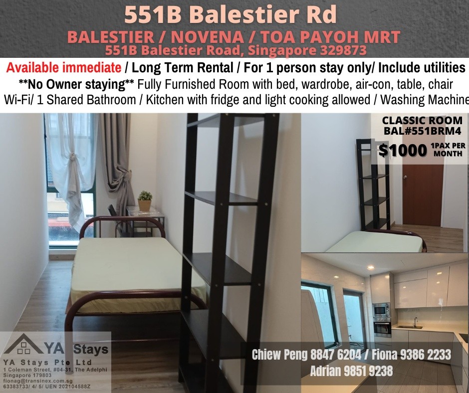 Available﻿ Immediately - Common Room/Include Utilities/Wifi/Aircon/No Agent Fee/Light Cooking Allowed/Washing Machine - Toa Payoh 大巴窑 - 分租房间 - Homates 新加坡