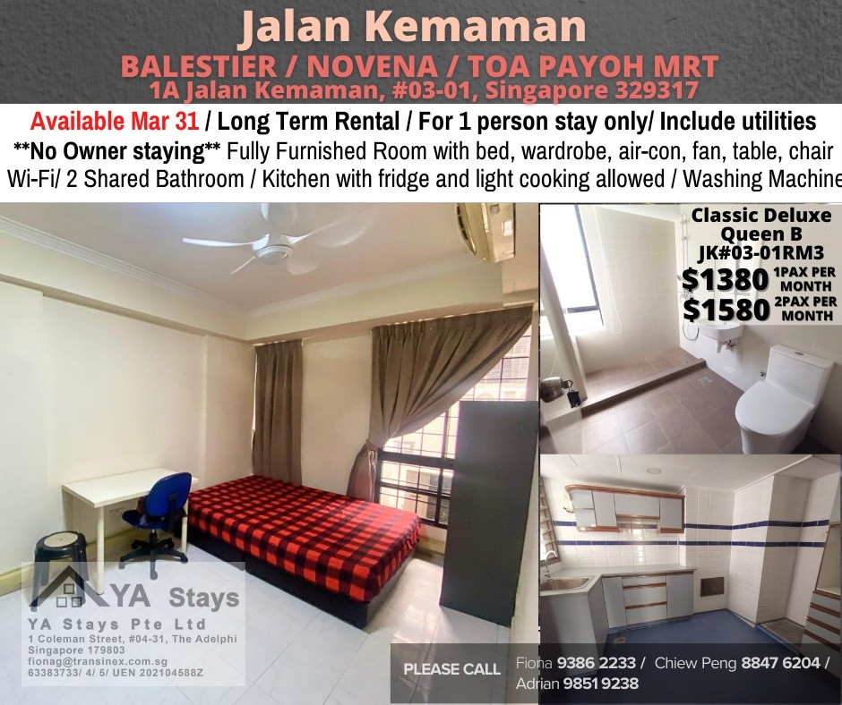 Available﻿ Immediately - Common Room/Include Utilities/Wifi/Aircon/No Agent Fee/Light Cooking Allowed/Washing Machine - Toa Payoh 大巴窑 - 整个住家 - Homates 新加坡