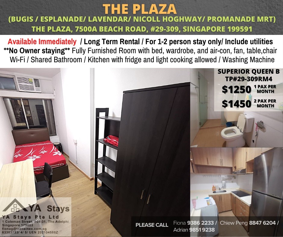 Room for rent / Farrer Park / Common room / 1-2pax stay / Available immediately - Farrer Park 花拉公園 - 分租房間 - Homates 新加坡